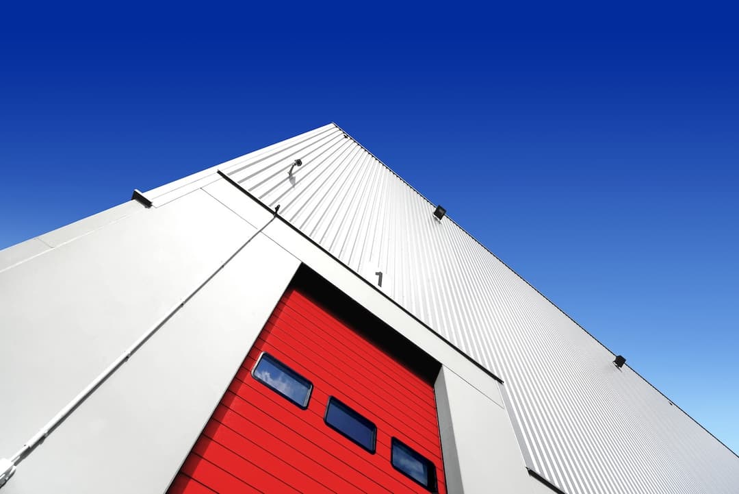 Warehouse with an angular view at Del Bravo located in Texas