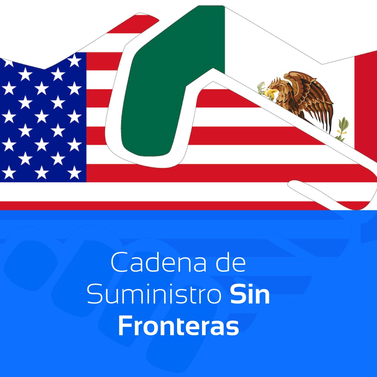 Manos apretadas representando una buena relación entre EUA y México para favorecer tus operaciones logísticas internacionales